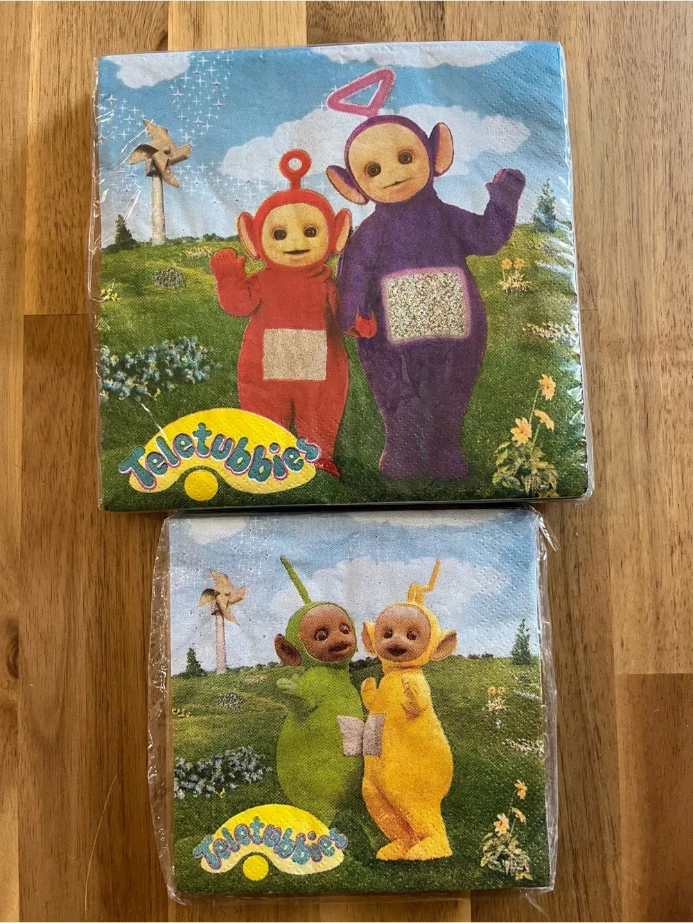 1998 Teletubbies Napkins